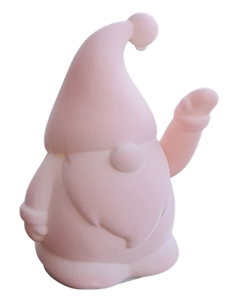 Winkender Weihnachtsmann Wichtel Rosa – Weihnachtsdeko Figur 1 Winkender Weihnachtsmann Wichtel Rosa – Weihnachtsdeko Figur 1