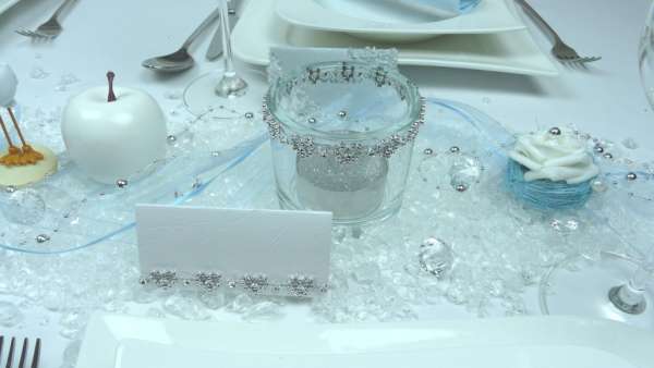 großes Glaswindlicht rund. Herzen aus Strass 7