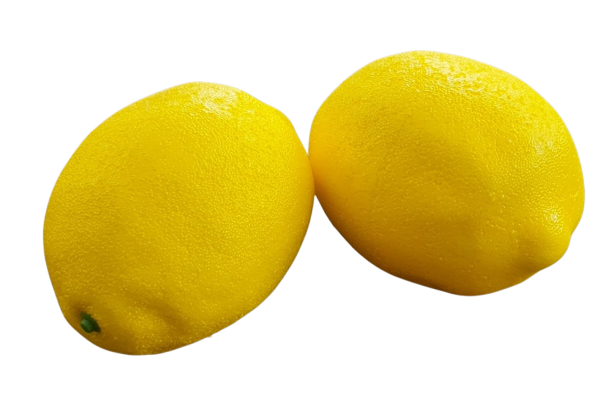 Große Deko-Zitrone 9,5 cm - 3 Große Deko-Zitrone 9,5 cm - 3